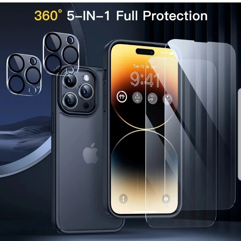 Iphone 14 Pro Max Apple Screen Protector Case Transparent New